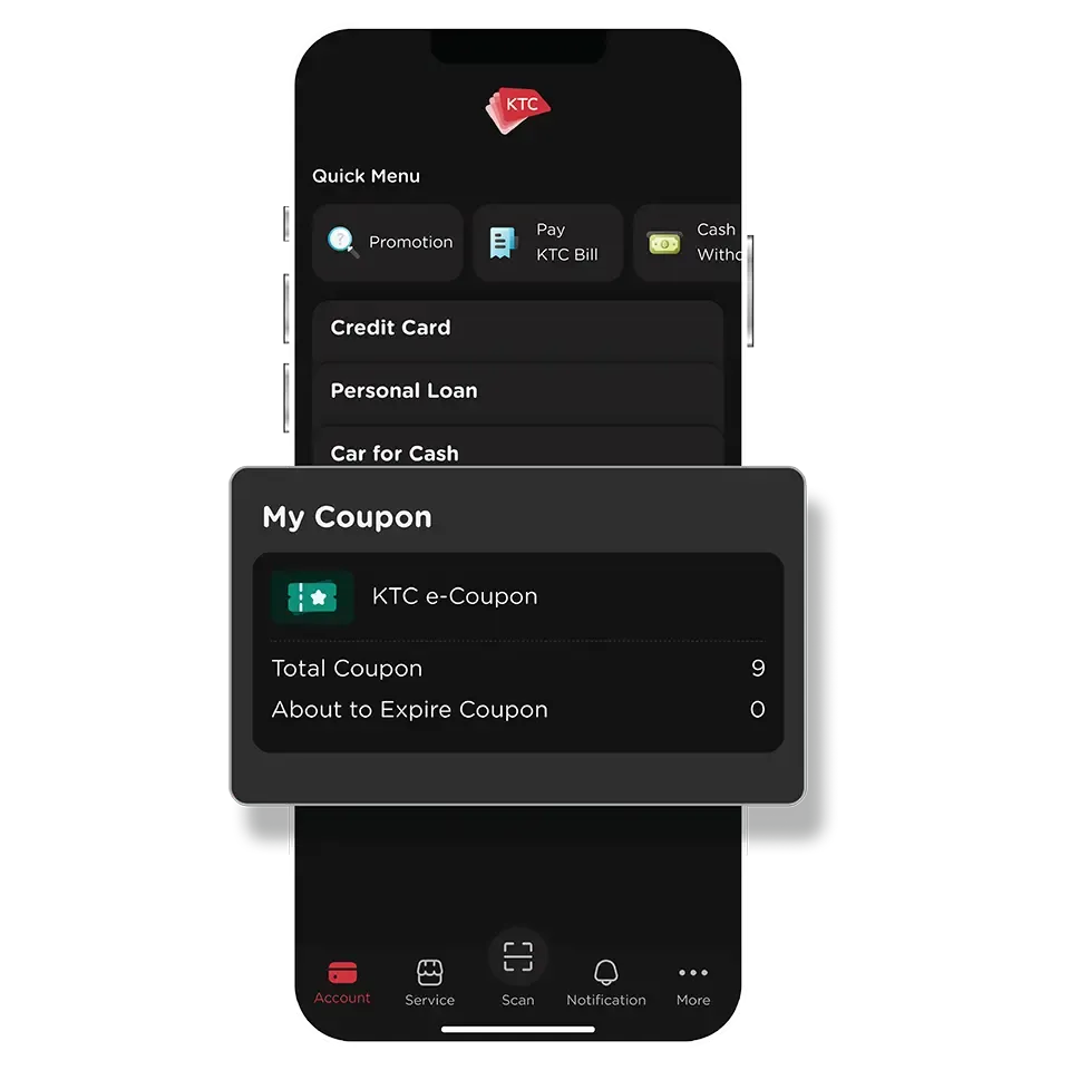 Select "My Coupon" Select "My Coupon"
