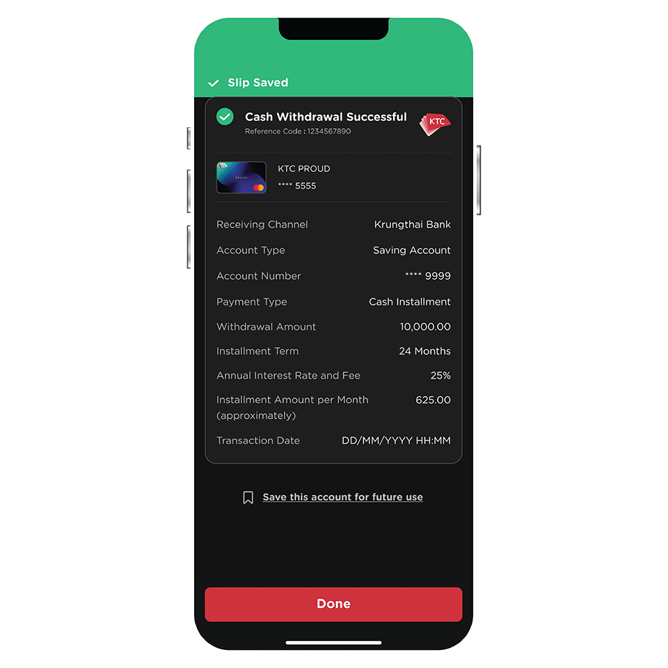 Cash Withdrawal successful Cash Withdrawal successful