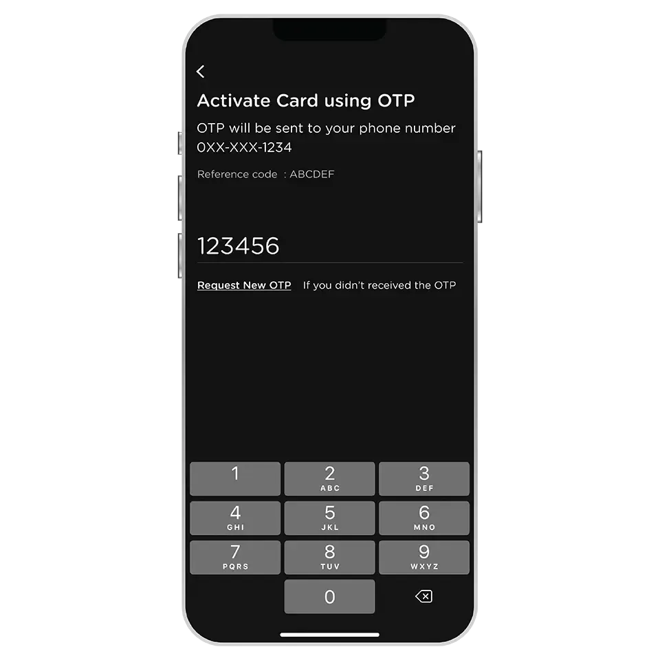 Enter OTP from SMS Enter OTP from SMS