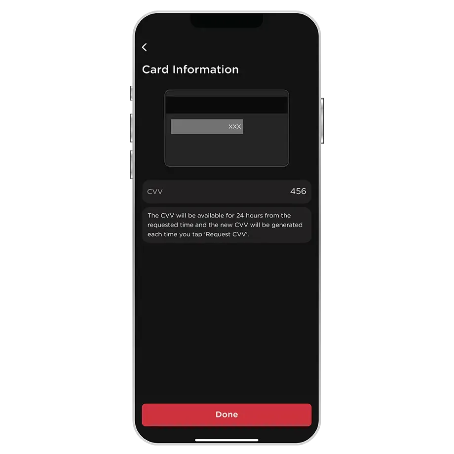 View the CVV View the CVV