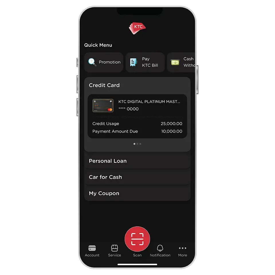 Select "Scan" Select "Scan"