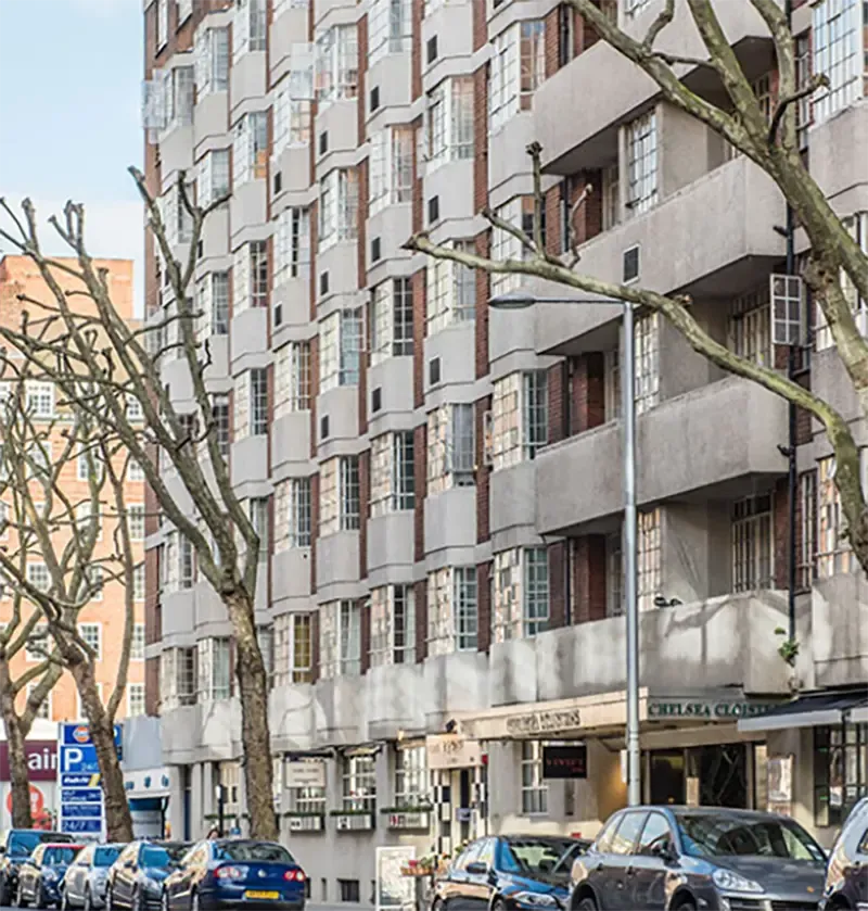 ที่พักราคาประหยัดในลอนดอน Chelsea Cloisters