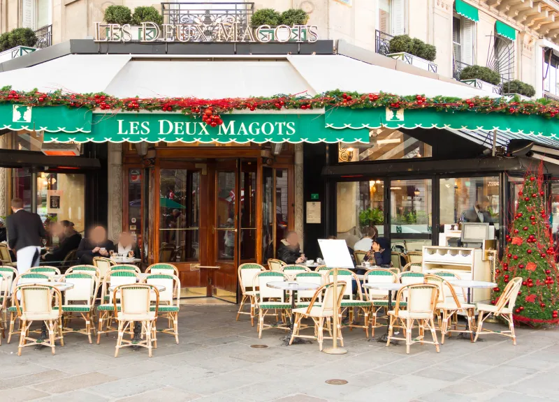 คาเฟ่ les deux magots คาเฟ่ในปารีส คาเฟ่ les deux magots คาเฟ่ในปารีส