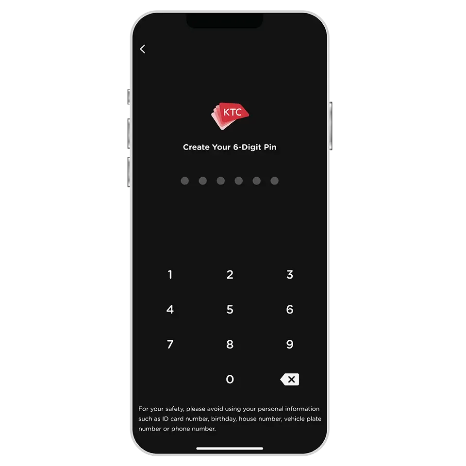 Create and confirm an ATM PIN Create and confirm an ATM PIN