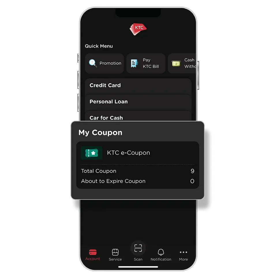 Select "My Coupon" Select "My Coupon"