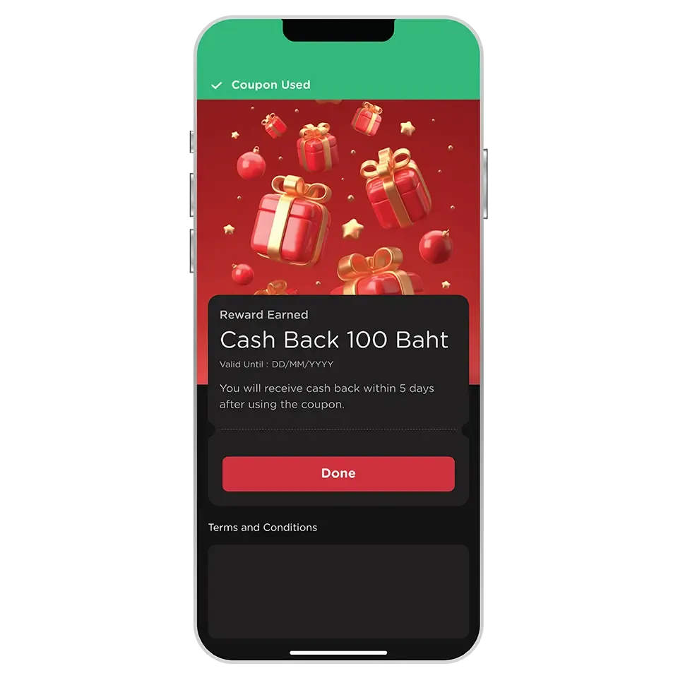 Coupon Used Successful Coupon Used Successful